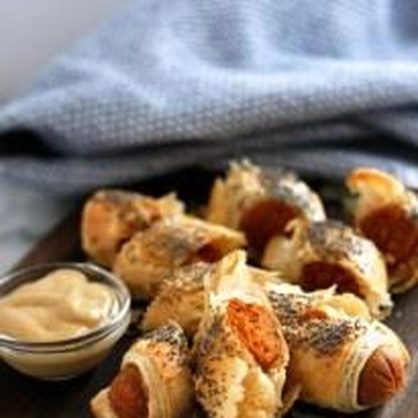 Dijon (Vegan) Pigs in a Blanket