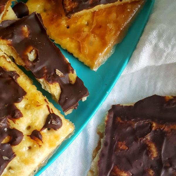 Vegan Toffee Squares