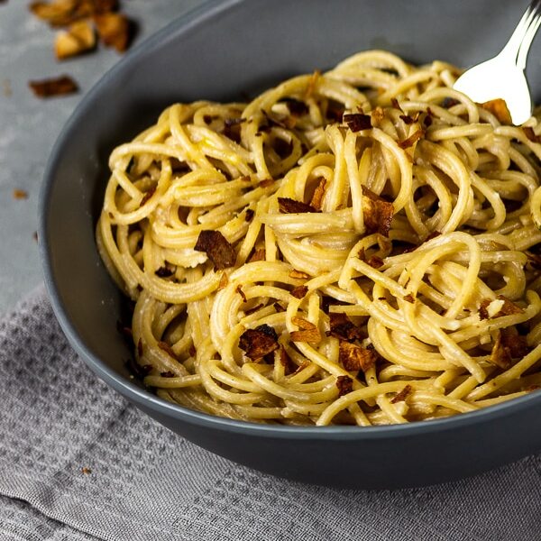Vegan Spaghetti Carbonara