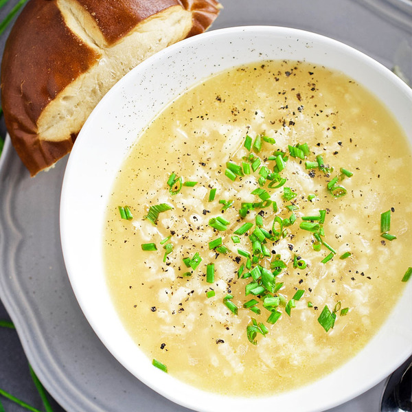 vegan (greek) lemon soup