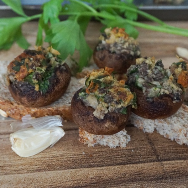 Vegan Stuffed Mushrooms