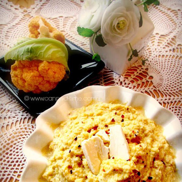 Vegan Garlic Mashed Cauliflower