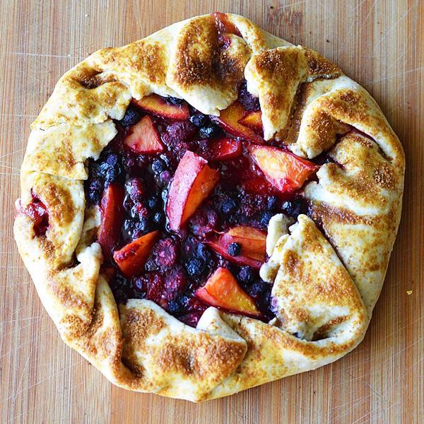 Summer Fruit Galette {Vegan}