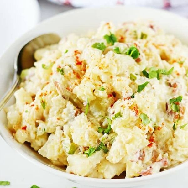 Vegan Potato and Cauliflower Salad