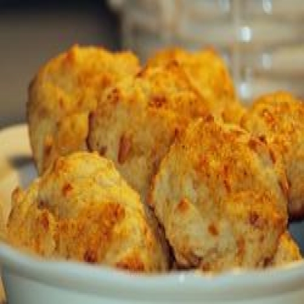 Vegan Cheese and Garlic Drop Biscuits
