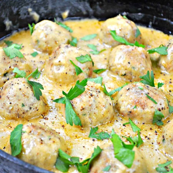 Vegan Swedish Meatballs