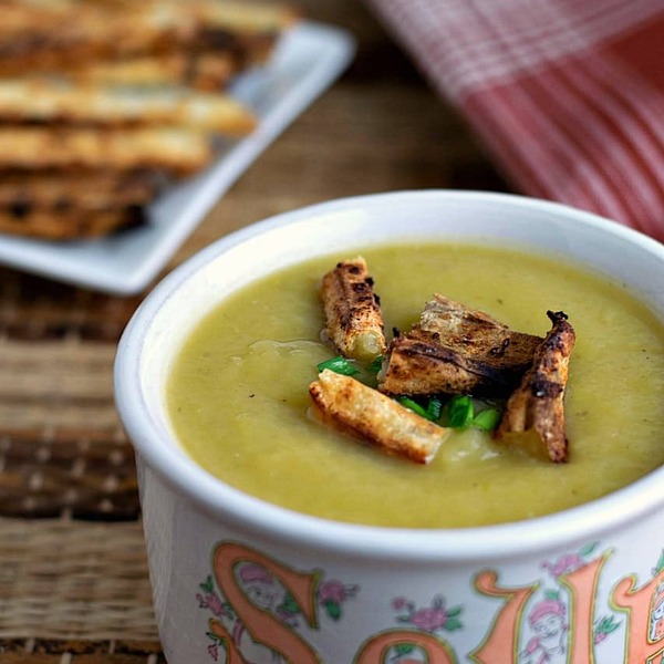 Vegan Potato Leek Soup