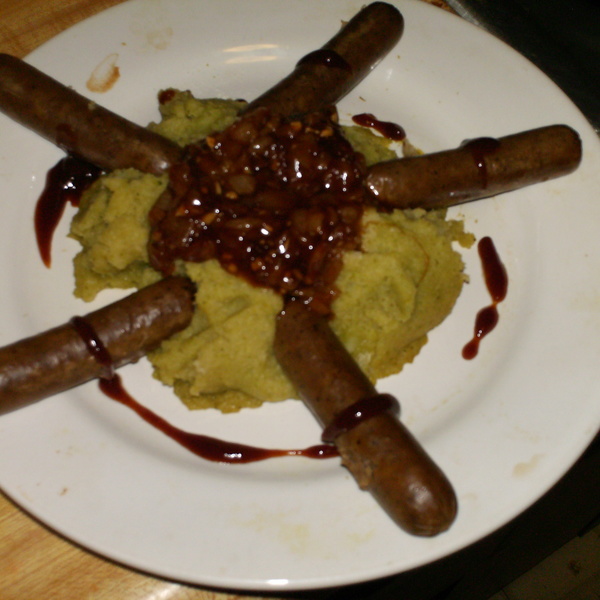 Vegan Bangers and Low Carb Mash! (Bangers & Mash)