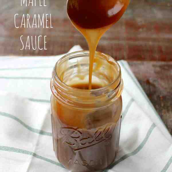 VEGAN MAPLE CARAMEL SAUCE