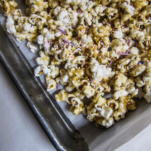 Vegan Birthday Cake Popcorn