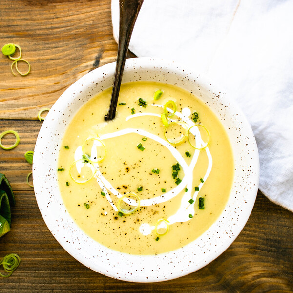 Potato Leek Soup (Vegan)
