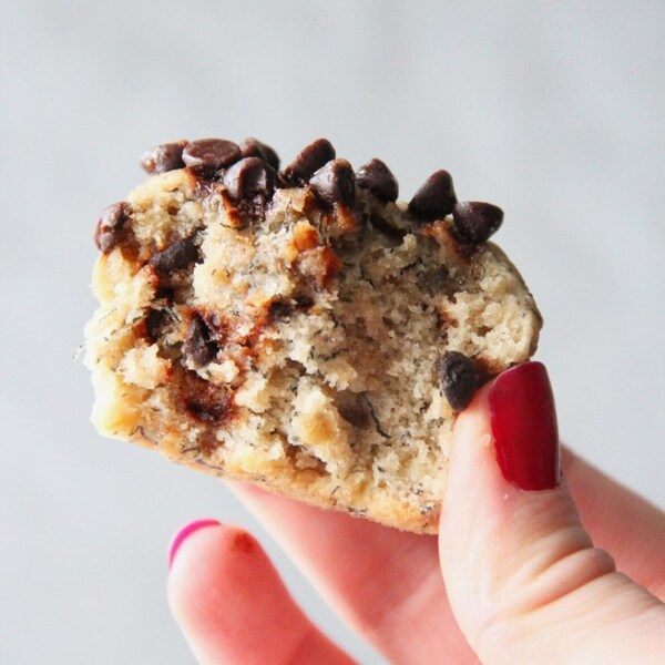 Vegan Banana Chocolate Chip Muffin