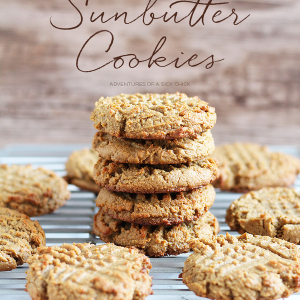 Sunbutter Cookies (Paleo + vegan)
