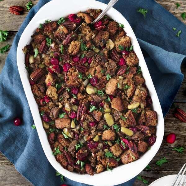 Vegan Cornbread Stuffing