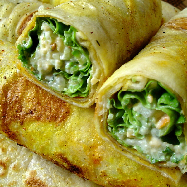 Vegan Spinach Wrap