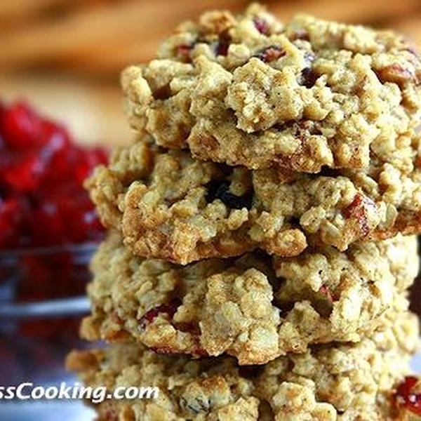 Vegan Oatmeal Cranberry Cookies Recipe