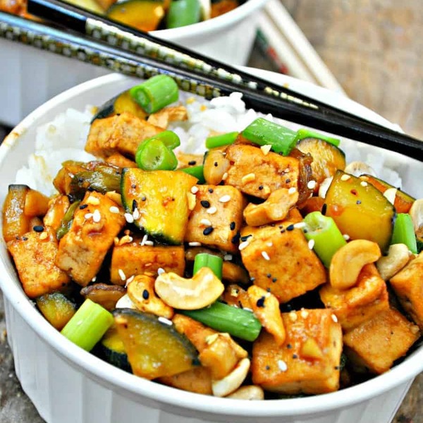 Vegan Cashew Tofu