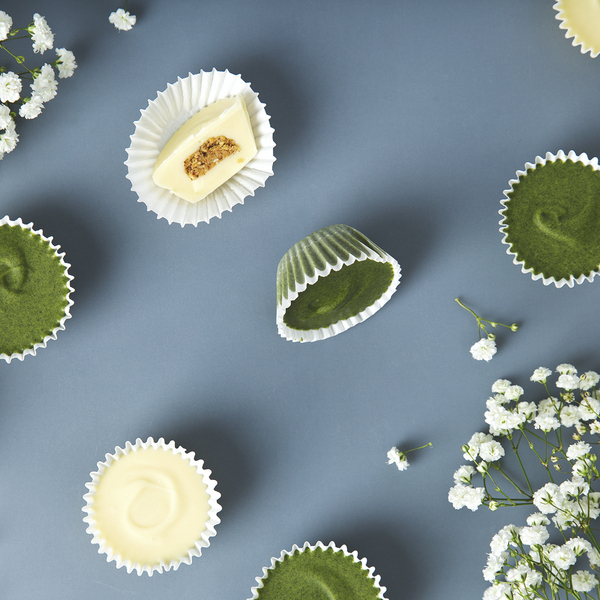 Superfood Vegan White Chocolate Almond Butter Cups