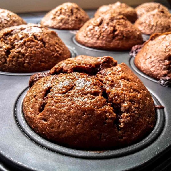 Vegan Chocolate Banana Muffins
