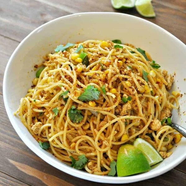 Vegan Elote Pasta