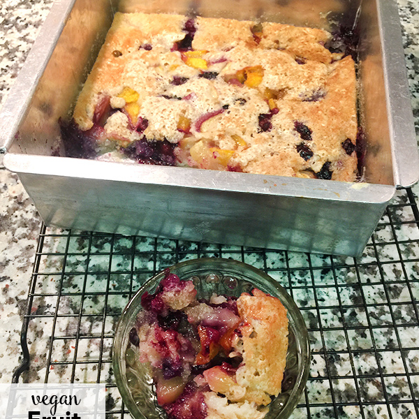 Vegan Fruit Cobbler