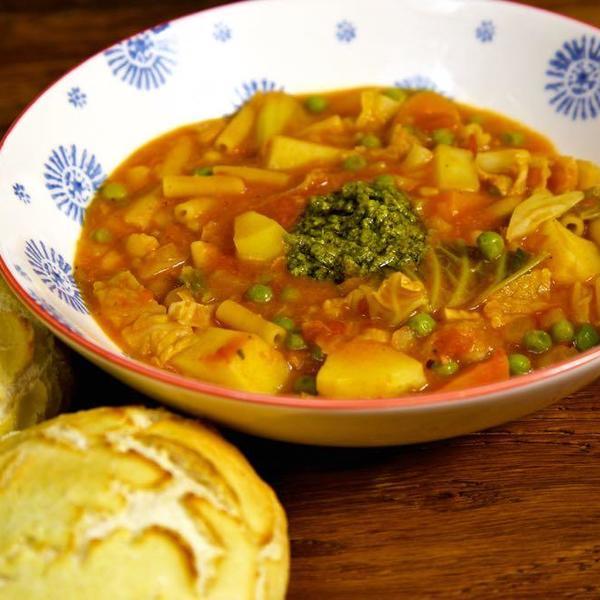Easy Vegan Minestrone Soup