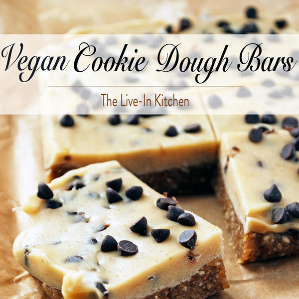 Vegan Cookie Dough Bars