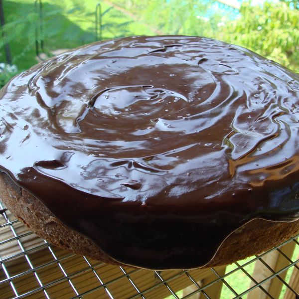 Vegan Banana-Chocolate Chip Cake