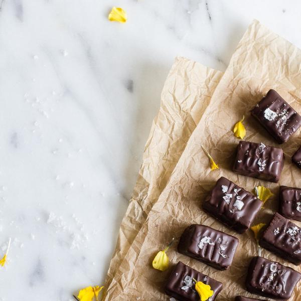 Raw Vegan Chocolate Caramels