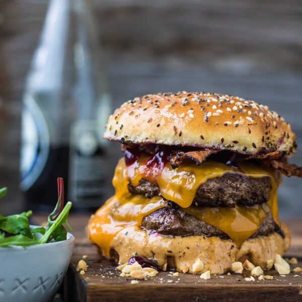 Peanut Butter and Jelly Burger