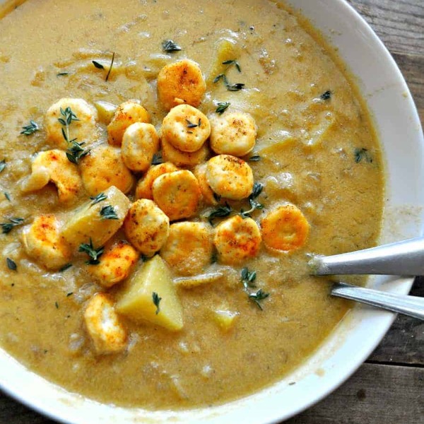 Vegan French Onion Chowder