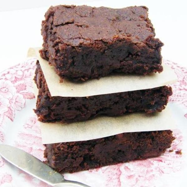 Fudgey Chocolate And Sticky Prune Brownies (Vegan)