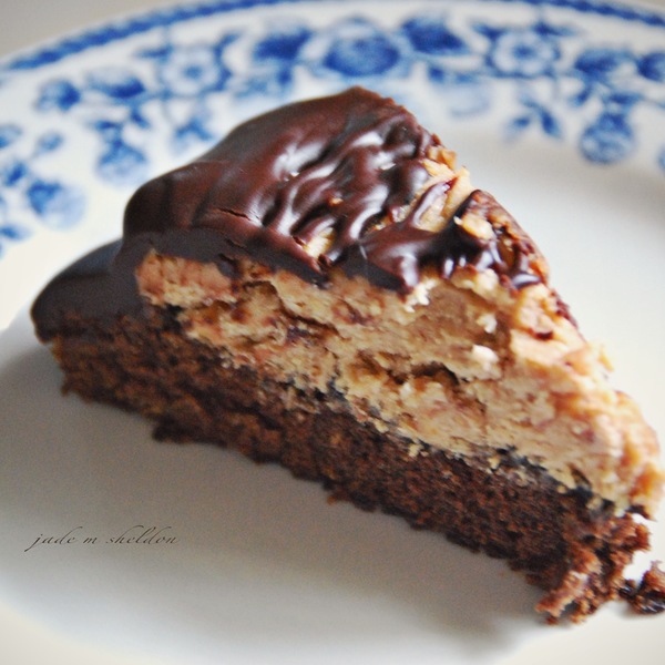 Vegan Chocolate Peanut Butter Cake