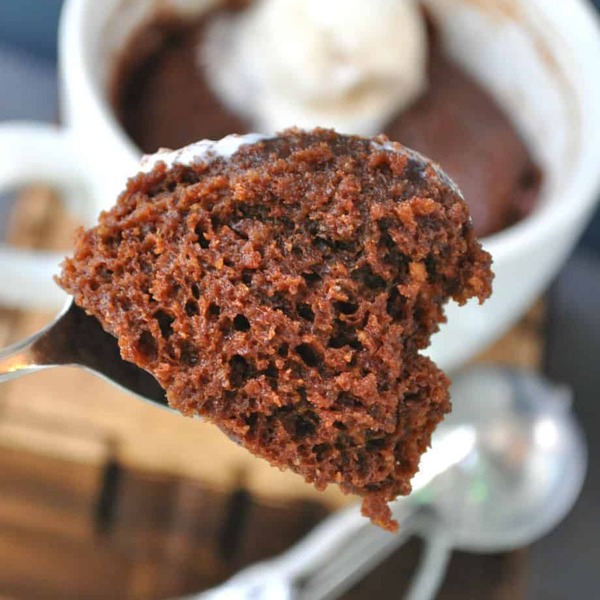 Vegan Molten Chocolate Mug Cake