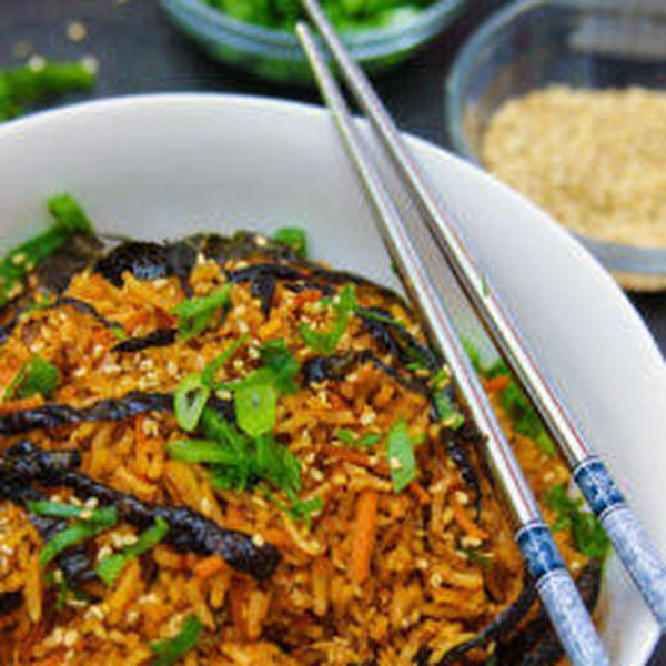 Vegan Kimchi Fried Rice