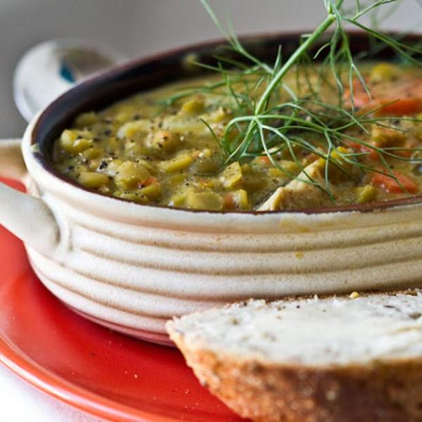 Homestyle Vegan Pea Soup
