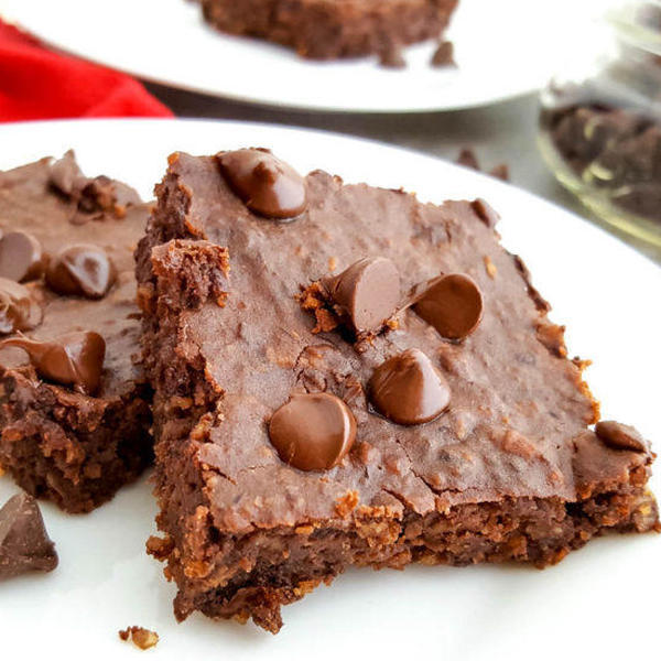 Vegan Double Chocolate Black Bean Brownies