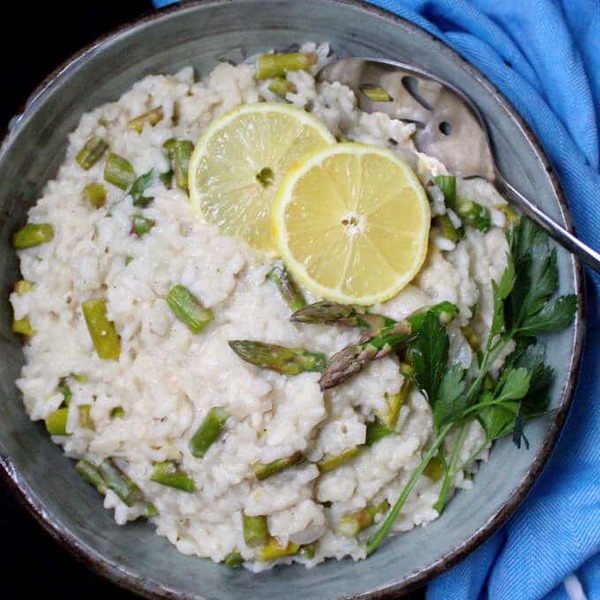 Vegan Asparagus Risotto