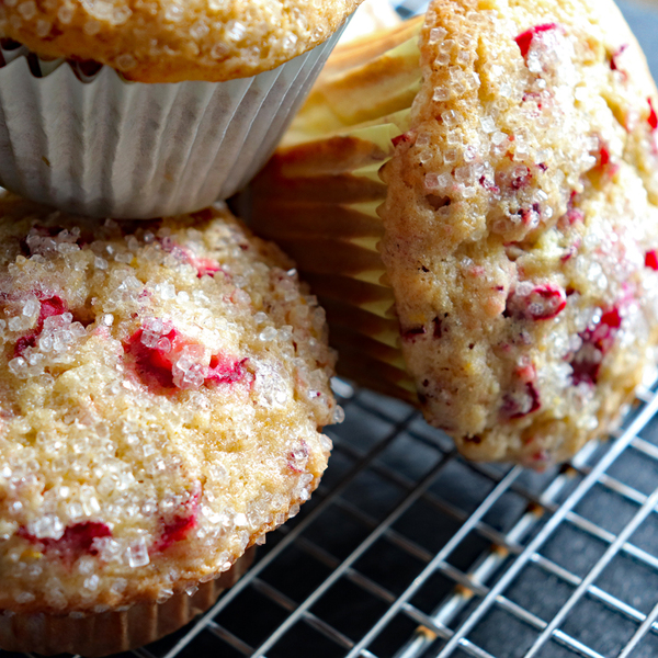 Cranberry Orange Muffins {Vegan}