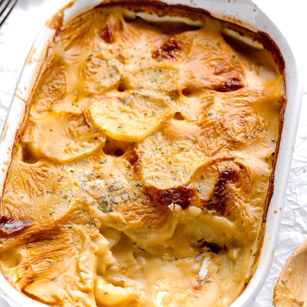 Creamy Vegan Potatoes Au Gratin