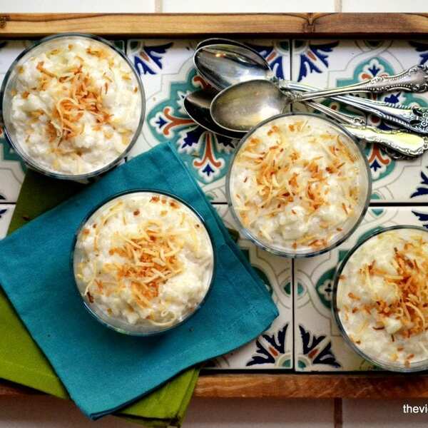 Creamy Coconut Rice Pudding (vegan or not)