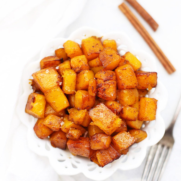 Simple Roasted Cinnamon Butternut Squash
