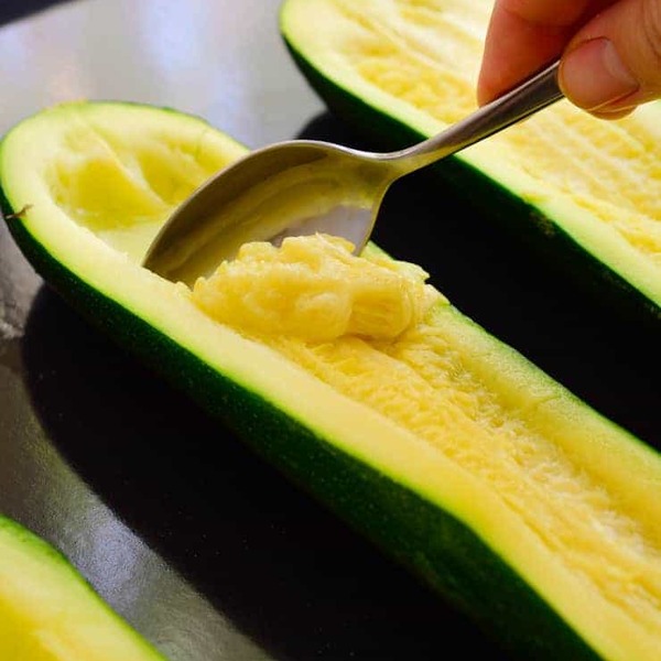 Vegan Stuffed Zucchini