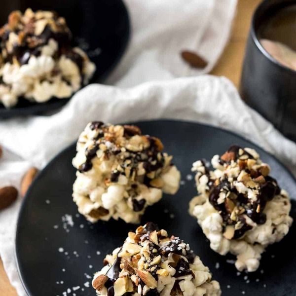 Rocky Road Popcorn Clusters