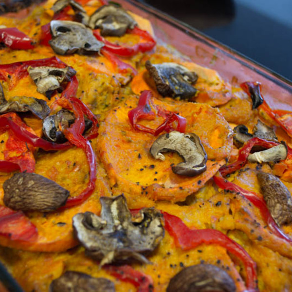 Cashew Butternut Vegan Lasagna