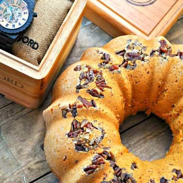 Vegan Sweet Potato Maple Bourbon Cake