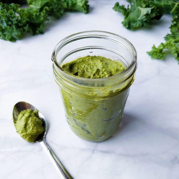 Kale Pesto With Sun-Dried Tomatoes