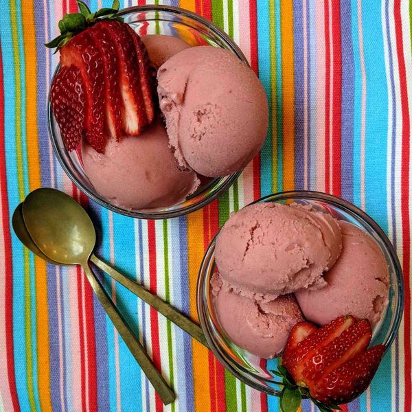 Vegan Strawberry Gelato