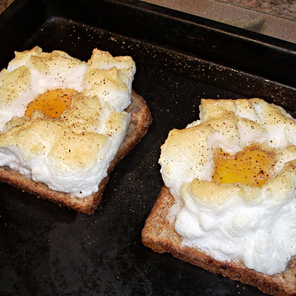 Eggs on a Cloud for One or Two (Toaster Oven)