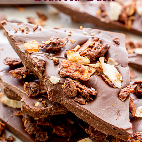 Chocolate Coconut Granola Bark
